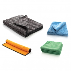 Serviette en microfibre gaufrée pour séchage/nettoyage Softouch® - Gliptone  Europe
